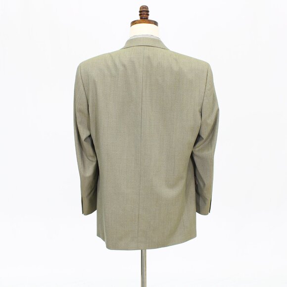 Andrew Davis 42R 35x29 Beige Solid 2-Button Suit R756 - Picture 9 of 15